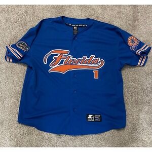 Vintage Florida Gators Baseball Jersey Starter Size XL #1